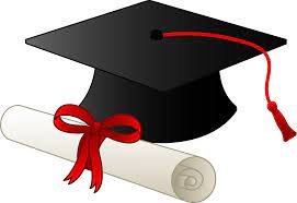 grad cap and diploma